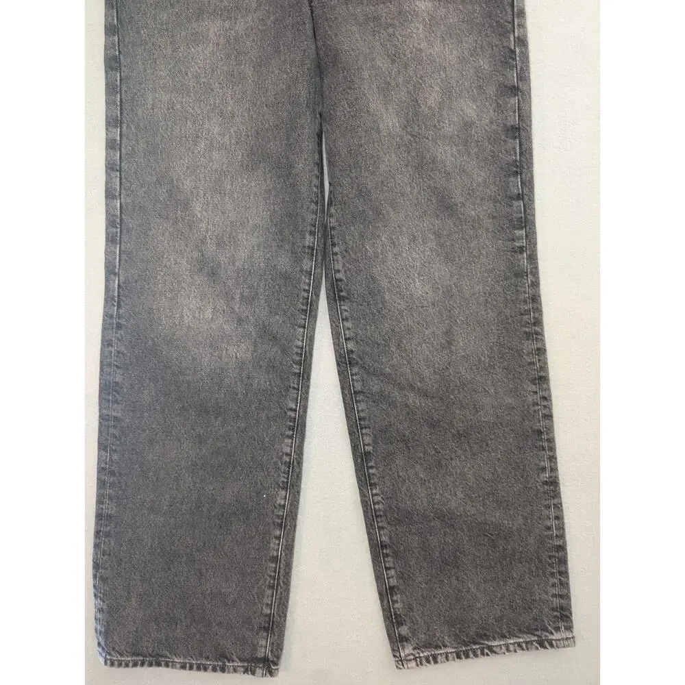 Superdry Denim Jeans Mens 28x30 Black Wide Leg Vtg Baggy Y2K Skater